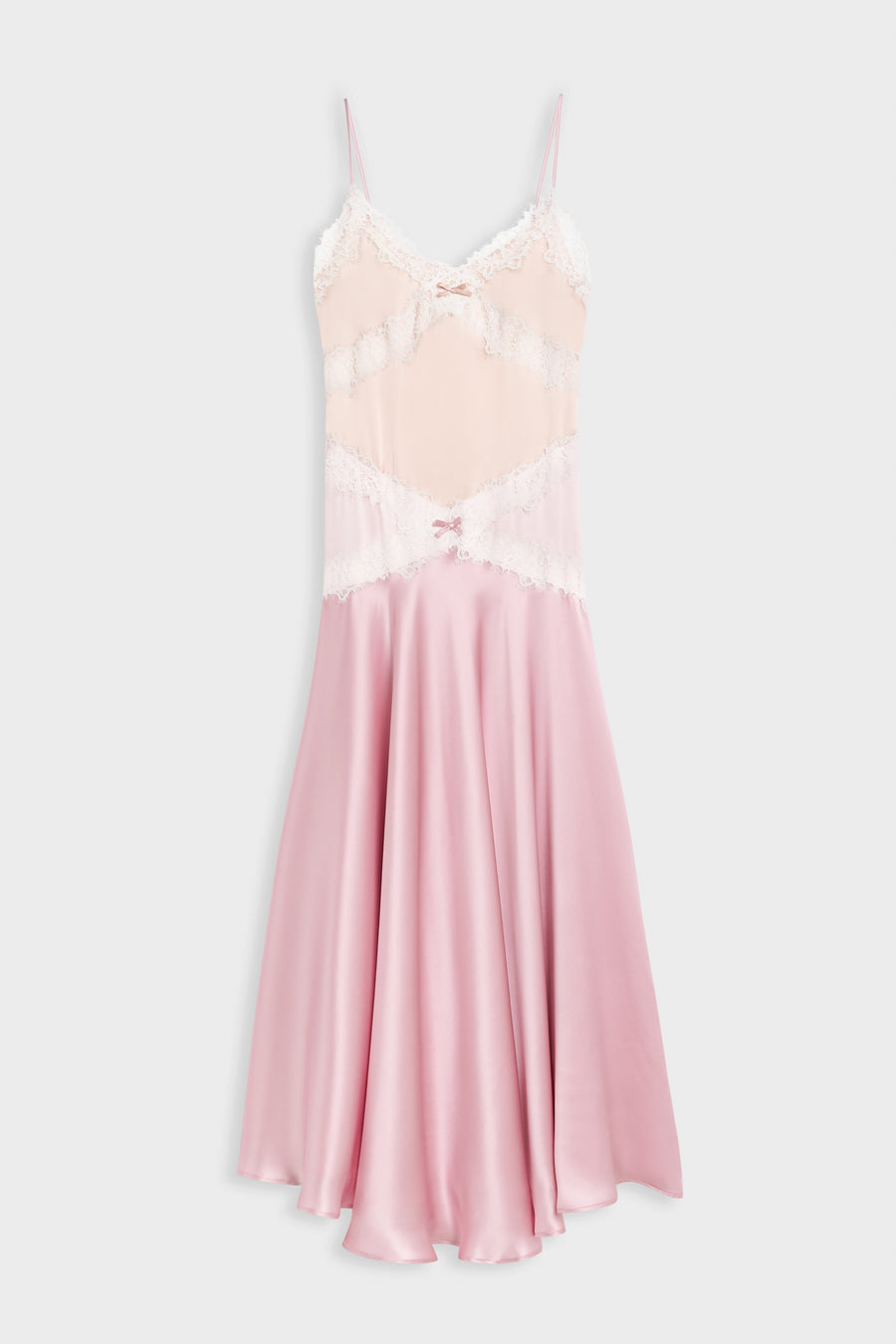 SILK LACE CAMI DRESS