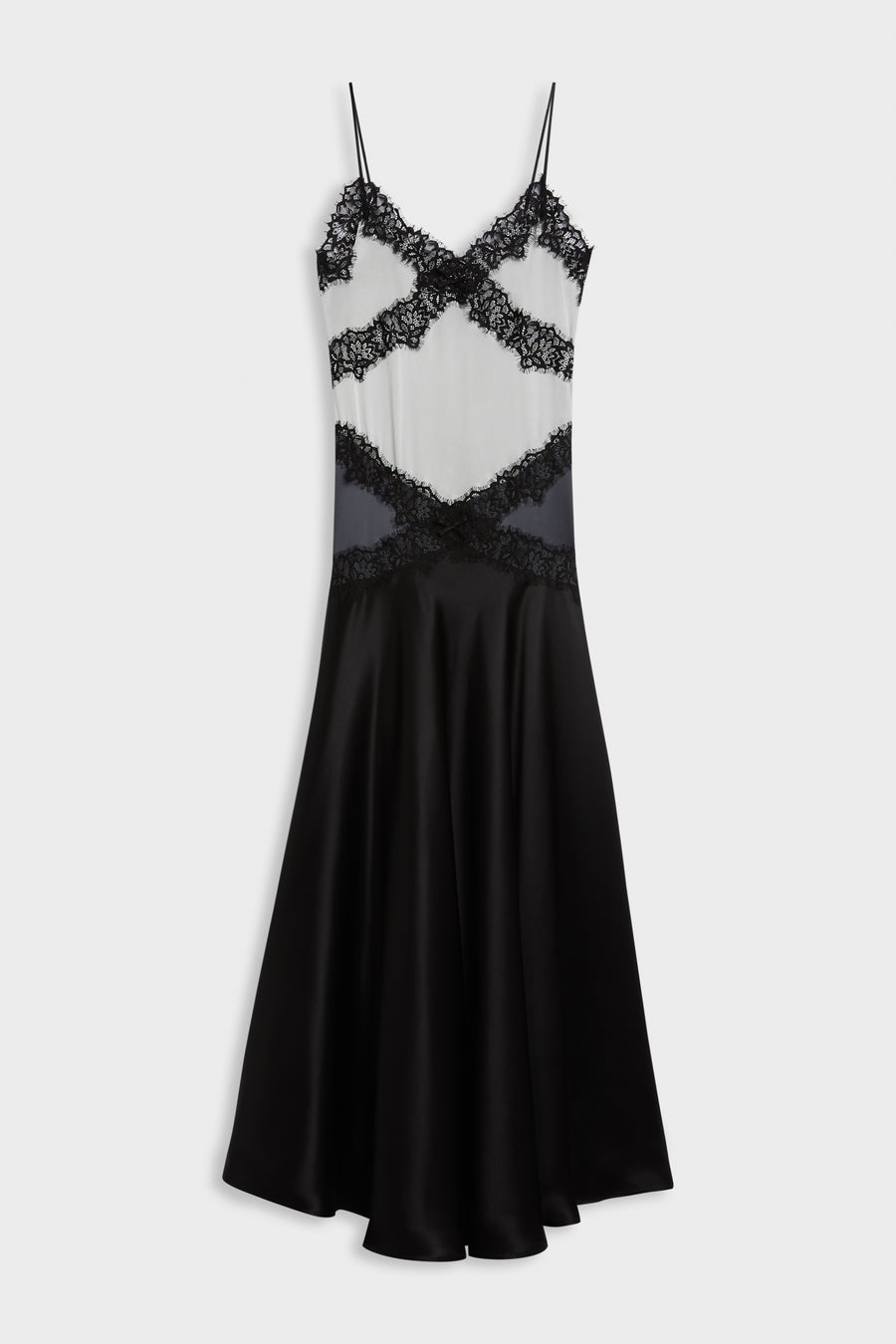 SILK LACE CAMI DRESS