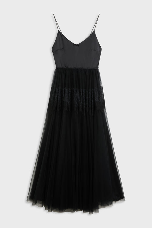 TULLE & LACE CAMI GOWN