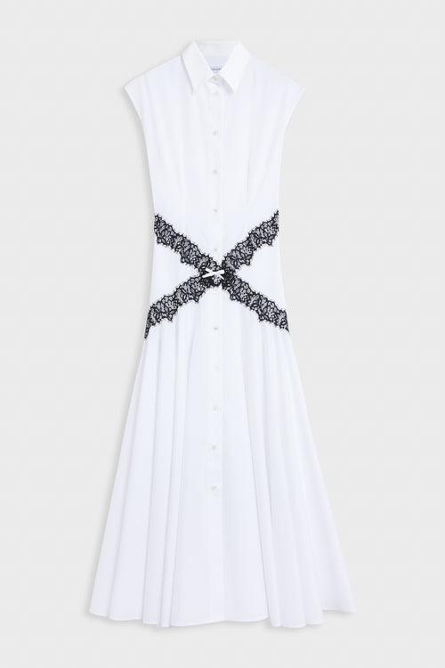 LACE SHIRT DRESS