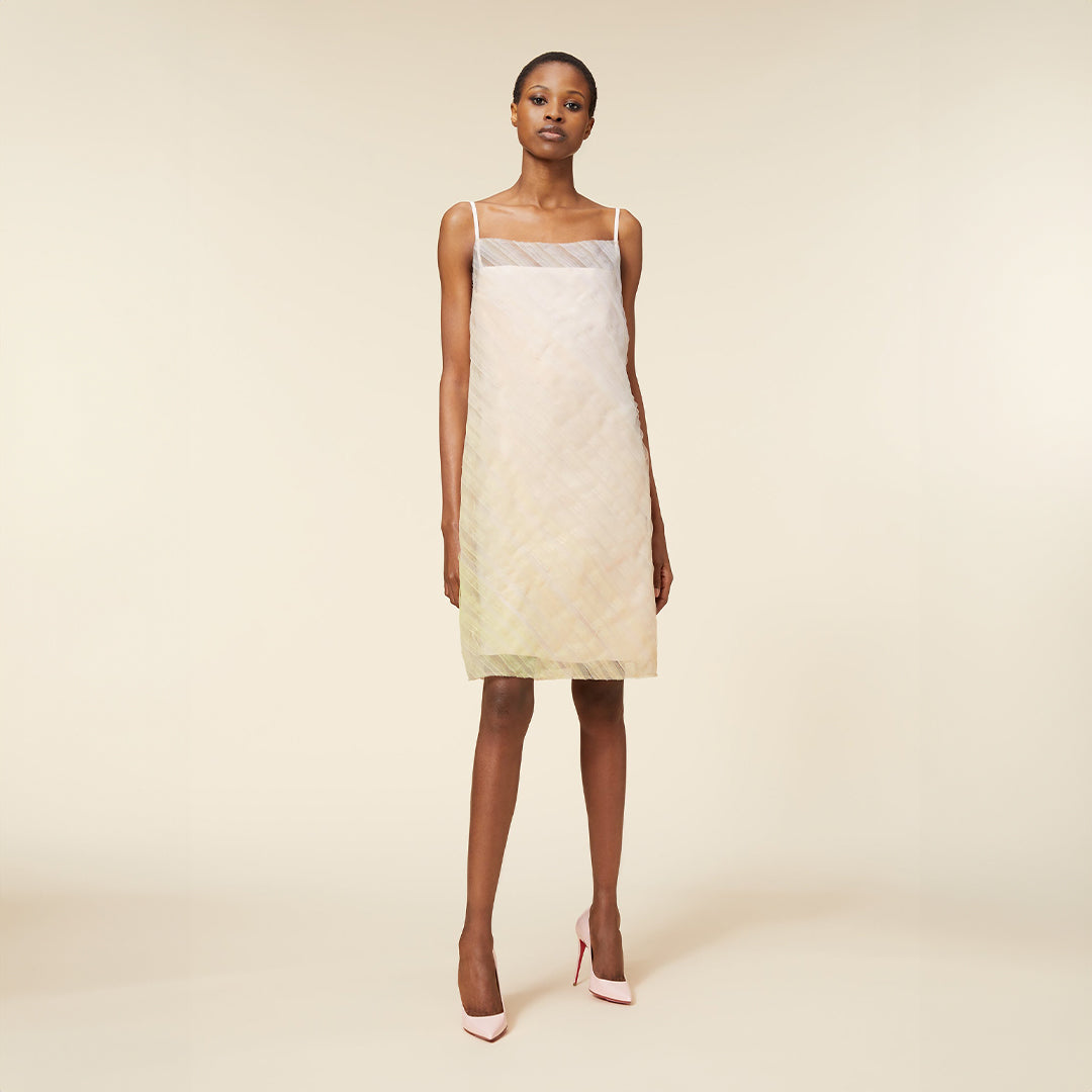 ◆GLOWNY◆ HEART LACE CAMI DRESS WHITE MELANGE GY25LWOP005W GLOWNY] HEART LACE CAMI (WHITE) – SellerWork