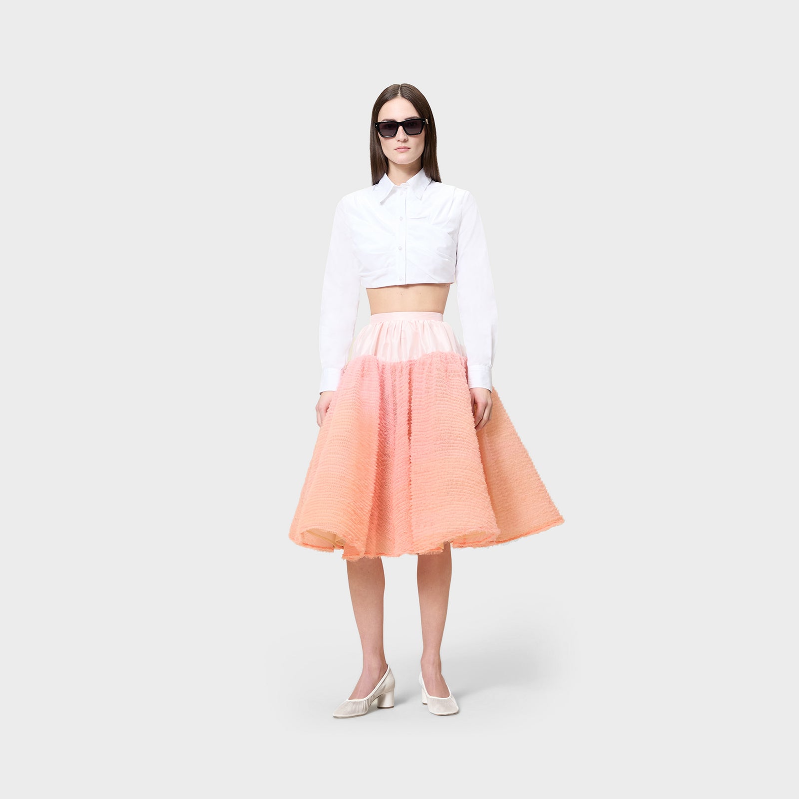 TULLE RUFFLE MIDI SKIRT – Viktor&Rolf