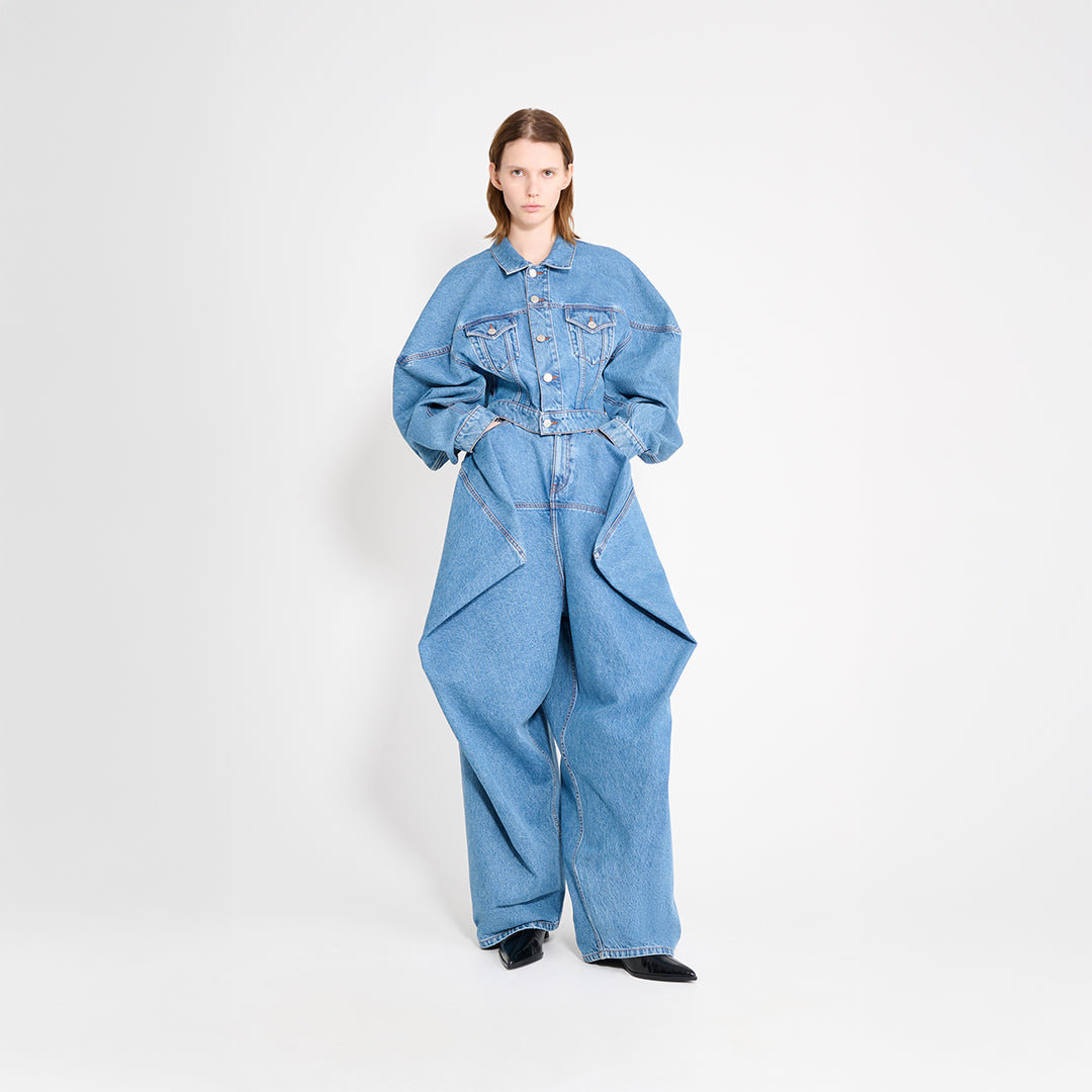 【ほぼ美品】VIKTOR&ROLF スモーキングジャケット ベロア コットン square_model_WO0120058425_RTW_